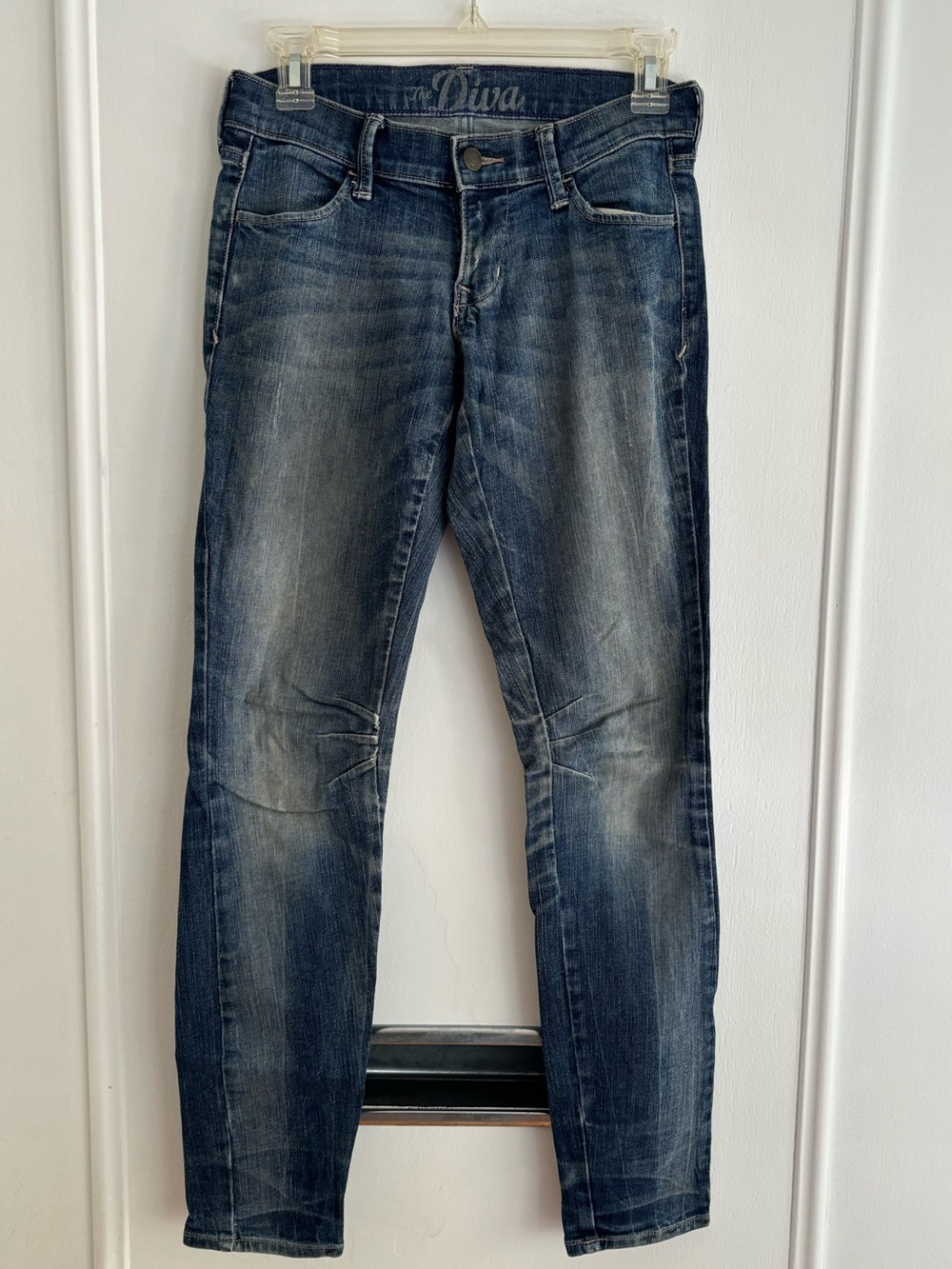 Old Navy Women's Skinny Jeans - Dark Blue Wash